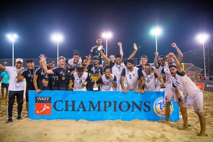 المنتخب الإماراتي يتوج بلقب بطولة اتحاد غرب سيا للكرة الشاطئية