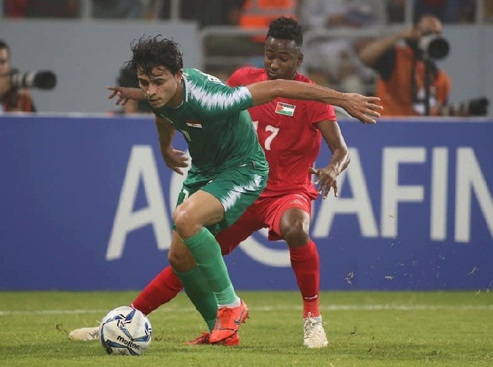 فيديو  فوز عراقي صعب على فلسطين في بطولة غرب اسيا