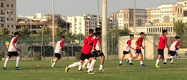 منتخبنا للناشئين ينهي معسكره التدريبي في عمان