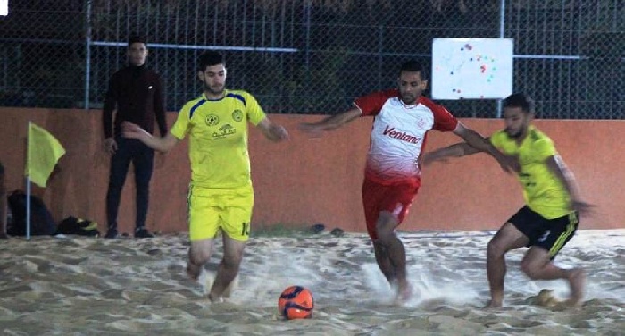 استعدادا لبطولة غرب سيا الثانية فدائي الشواطئ يتفوق على نجوم الشمال