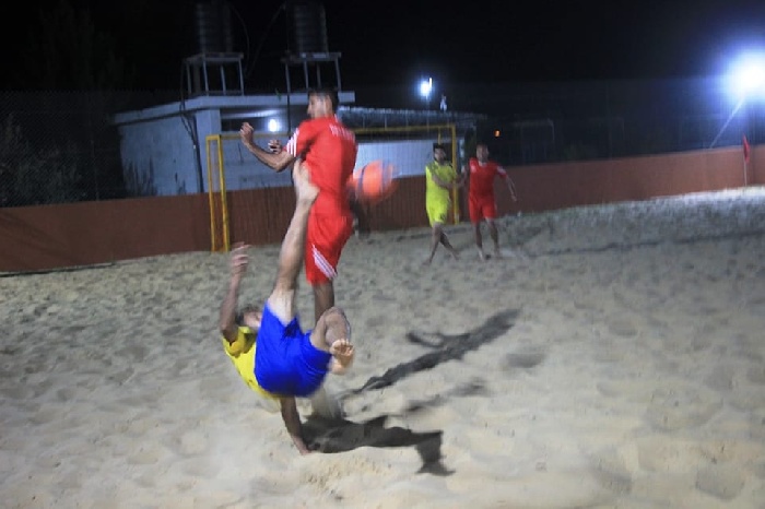 فدائي الشواطئ يتفوق على نجوم غزة استعدادا لبطولة غرب سيا الثانية