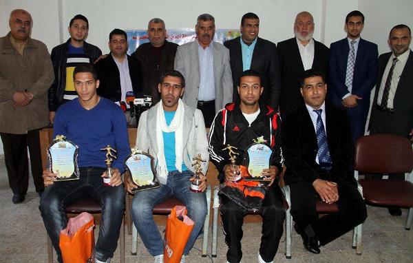  الأقصى الرياضي  يكرم أفضل اللاعبين في دوري غزة