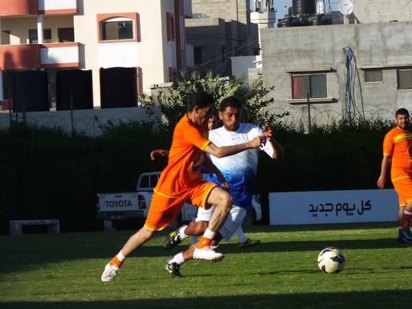 التعادل الإيجابي يحسم موقعة الصحفيين مع بلدية غزة