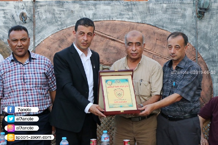 صور بعثة بلاطة في ضيافة نادي شباب رفح