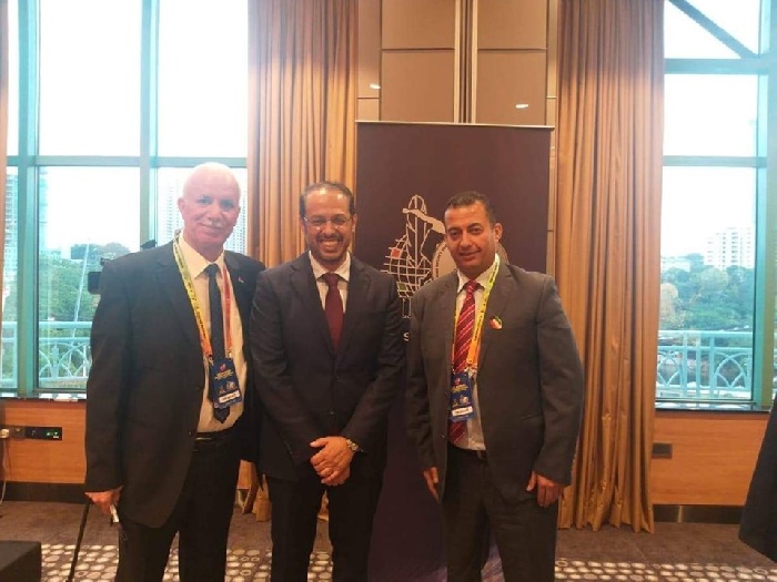 قطر تبدي استعداداتها للتعاون المشترك مع الاتحاد الفلسطيني للاعلام الرياضي