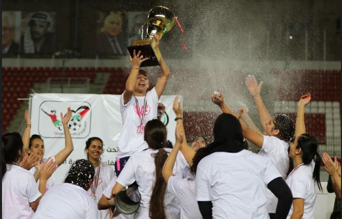 سيدات ديار يتوجن بكأس رئيس الاتحاد الفلسطيني