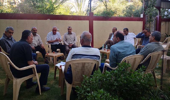 القائد أبو ماهر حلس يجتمع بالمكتب الحركي الرياضي المركزي