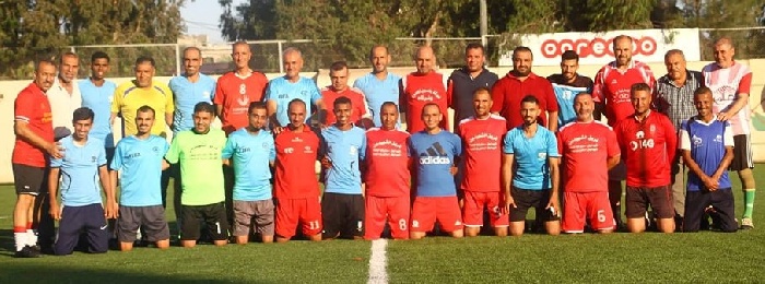 تعادل قدامى بيت حانون و حكام شمال غزة حبايب في تكريم قضاة الملاعب المعتزلين