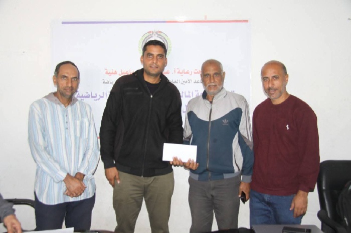 صرف المنحة المالية السادسة للاتحادات الرياضية