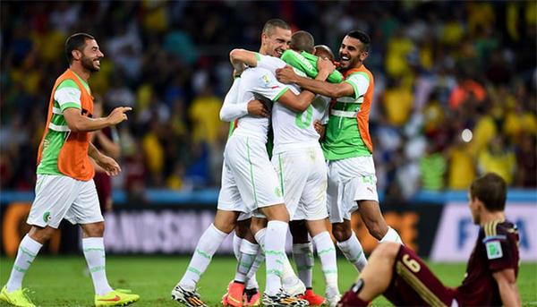 الجزائر  ثالث منتخب عربي يتأهل لدور الـ 16