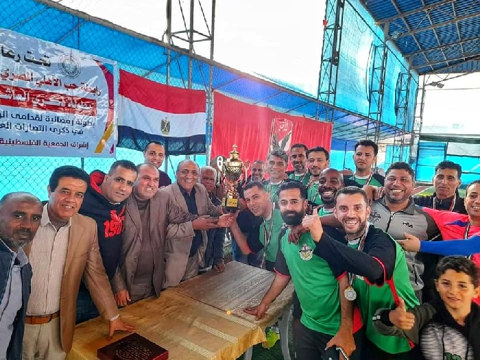 قدامى خدمات رفح يتوجون بلقب بطولة انتصارات العاشر من رمضان