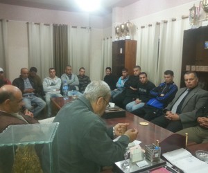  إدارة الشاطئ  تجتمع برابطة  المشجعين 