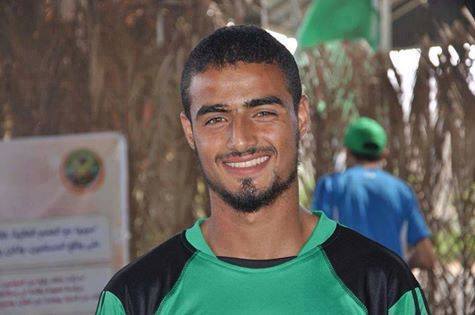 استشهاد اللاعب عبد الرحمن الزاملي بقصف صهيوني