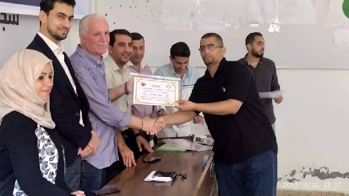 اختتام دورة المرحوم تيسير جابر للناطقين الإعلاميين للإتحادات والأندية الرياضية