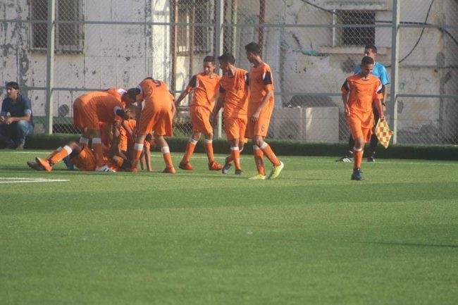 الناشئين 2004  أكاديمية شامبيون واتحاد خان يونس إلى نصف النهائي