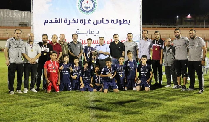 دير البلح يتوج بكأس بطولة غزة للناشئين لأندية الخدمات