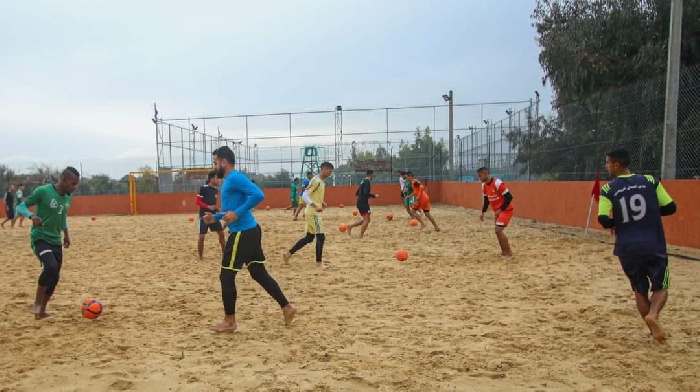 انطلاق تجمع المنتخب الوطني لكرة القدم الشاطئية