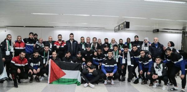 هلال القدس يحظى باستقبال حافل لدى وصوله بيروت