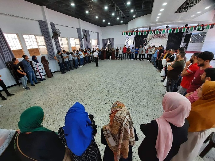 غزة  تواصل ورش تدريب منشطي المخيمات الصيفية